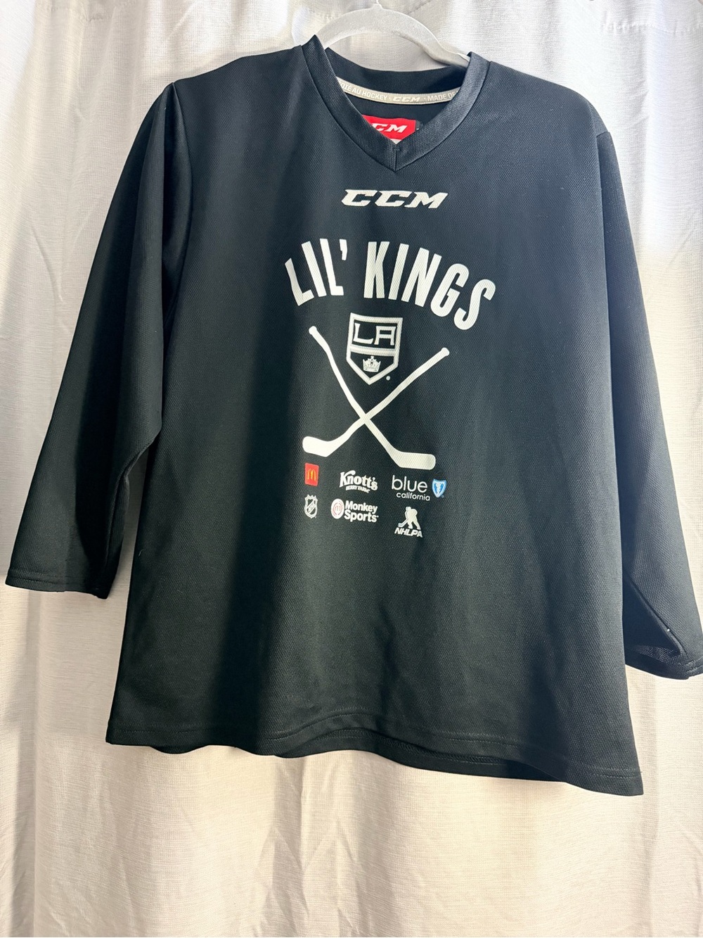CCM Black Lil' Kings Youth Hockey Pullover